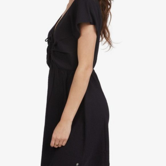Roxy Simple Thoughts Dress - Black - Medium - Picture 8 of 9